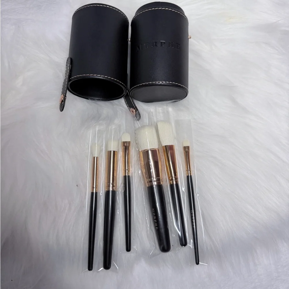 🖌️Morphe Black and Rose Gold Brush Collection